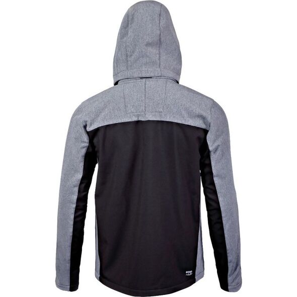 Lahti Pro Kurtka softshell z kapturem czarno-szara rozmiar XL (L4091604)