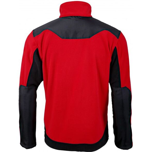 Lahti Pro Bluza polarowa ze wzmocnieniami czerwono-czarna XXL ( L4011505)