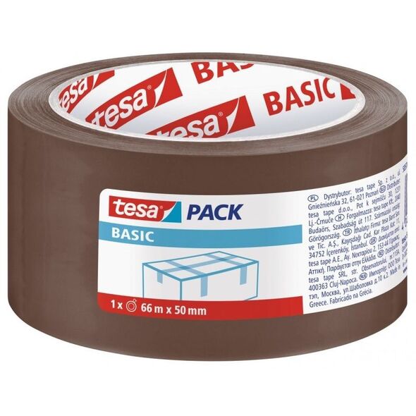 Tesa Taśma pakowa Basic brązowa 66M:50mm (H5857100)