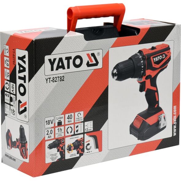 Wiertarko-wkrętarka Yato YT-82782 18 V 1 x akumulator 2 Ah