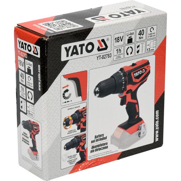 Wiertarko-wkrętarka Yato YT-82783 18 V