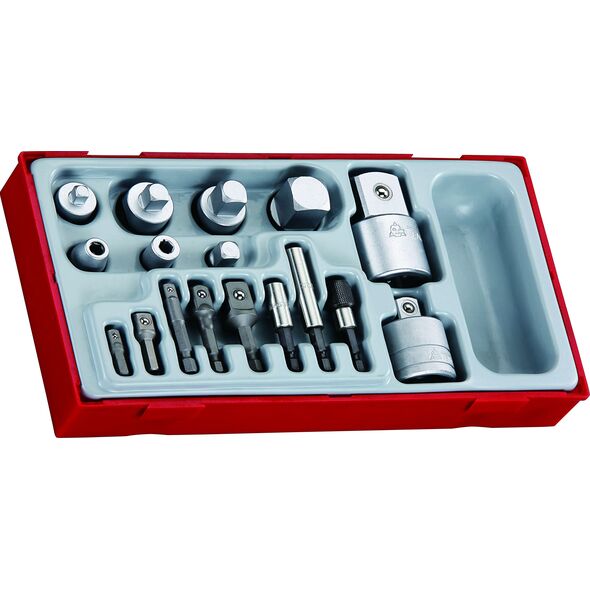 Teng Tools 17-elementowy Zestaw łączników pośrednich Teng Tools TTADP17 - 185800109