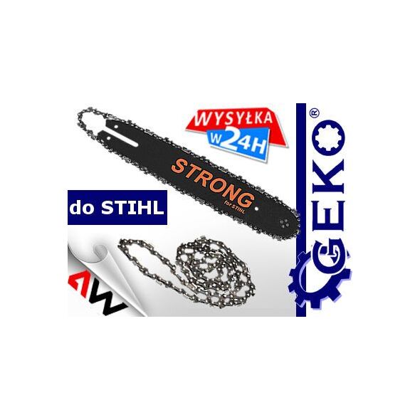 Geko prowadnica 14"3/8`+2x łańcuch 050 50 (G74011)