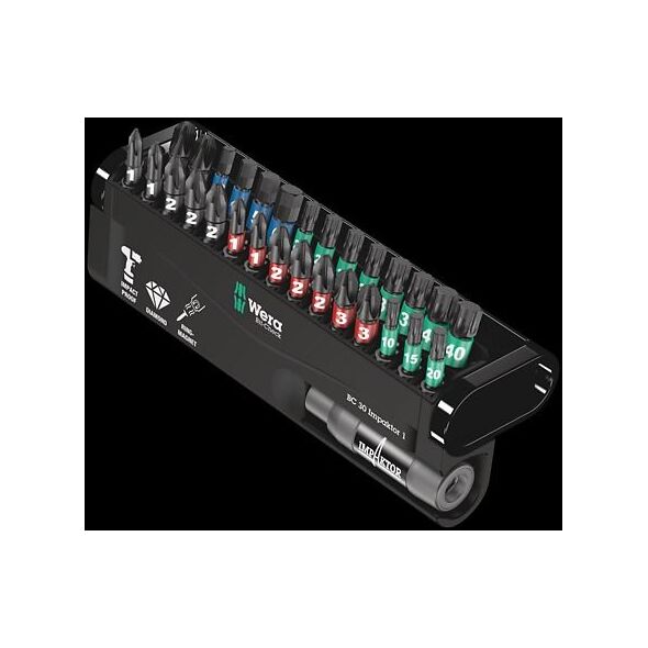 Wera Wera bit-Check 30 Impaktor 1 bit set - 30-pieces - 05057690001 - 05057690001