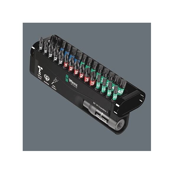 Wera Wera bit-Check 30 Impaktor 1 bit set - 30-pieces - 05057690001 - 05057690001