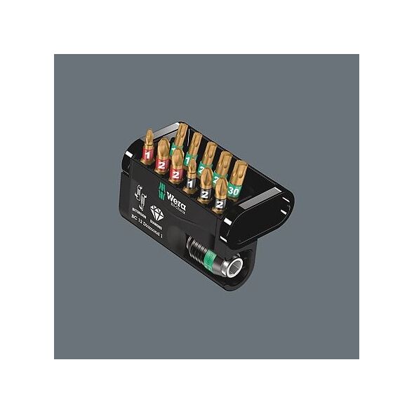 Wera Zestaw Bit-Check 12 Diamond 1z uchwytem Rapidaptor (05057421001)