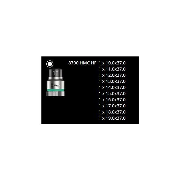 Wera Zestaw 8790 HMC HF 1 kluczy nasadowych Zyklop z funkcją przytrzymywania(05004203001)
