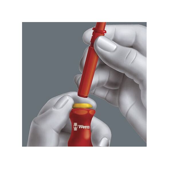 Wera Zestaw kraftform kompakt VDE 18 Universal 1 + rękojeścią Kraftform 817 VDE + próbnik napięcia (05003471001)