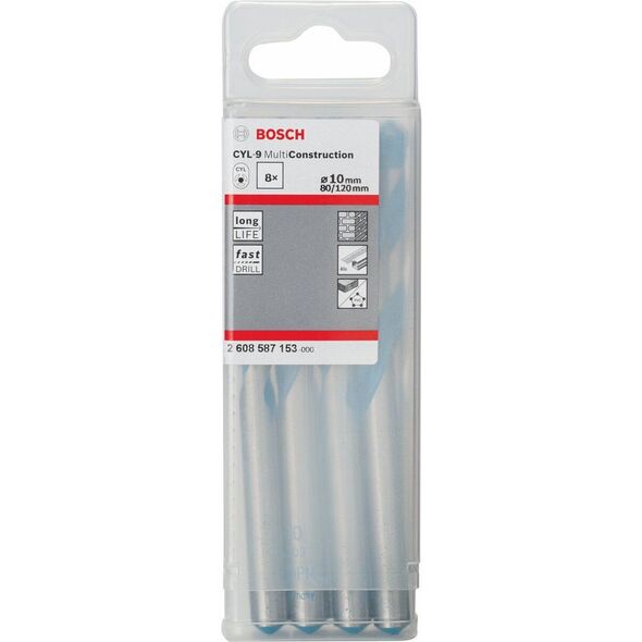 Wiertło Bosch Bosch Wiertła wielozadaniowe CYL-9 10mm 8 sztuk - 2608587153