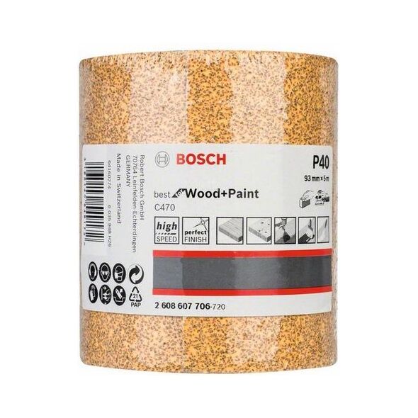 Bosch Rolka szlifierska Best for Wood 93mm 5m (2608607706)
