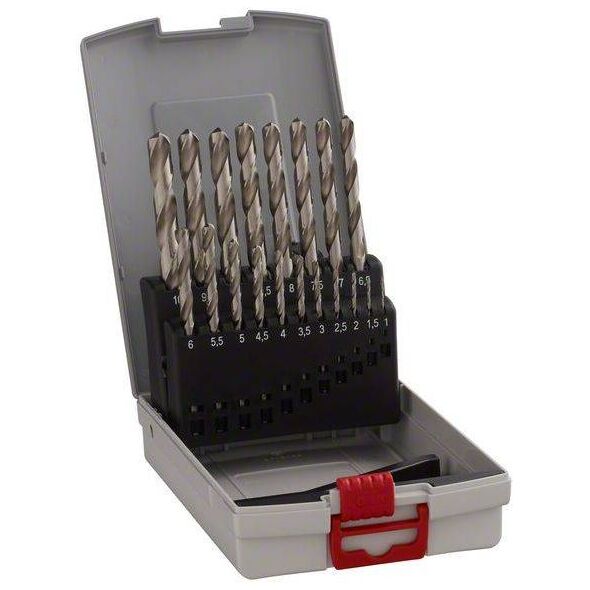 Wiertło Bosch do metalu HSS walcowe 1,5 2 7 4,5 4 5,5 5 1 3 2,5 3,5 6 10 6,5 7,5 8 8,5 9 9,5mm zestaw (2608587013)