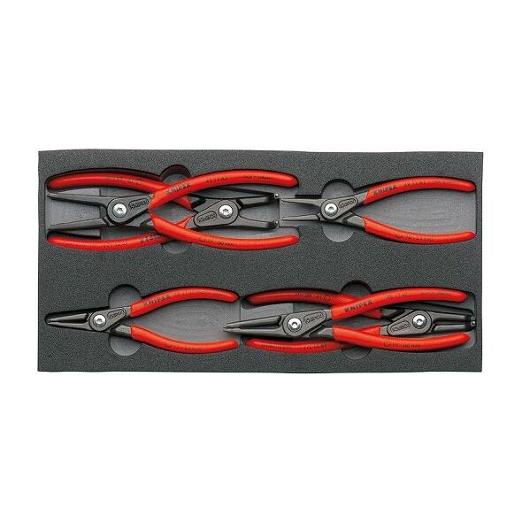 Knipex Szczypce segera do pierścieni osadczych zestaw 6szt. - 002001V02
