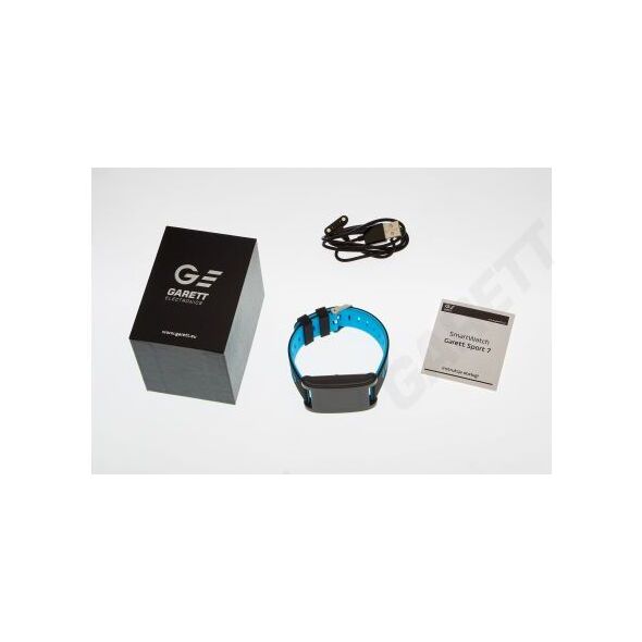 Smartwatch Garett Sport 7 Czarno-niebieski  (5903246280098)