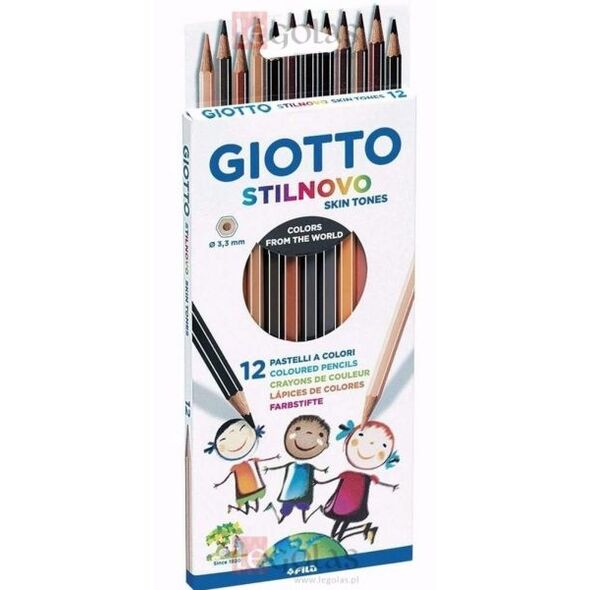 Giotto Kredki Stilnovo Skin Tones 12 kolorów (273984)