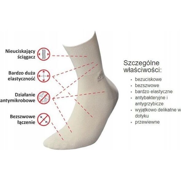 JJW Skarpetki DEOMED BAMBOO brązowy 35-38 *)