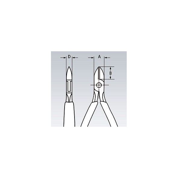 Knipex 77 22 115 Electronics-side cutter - 7722115