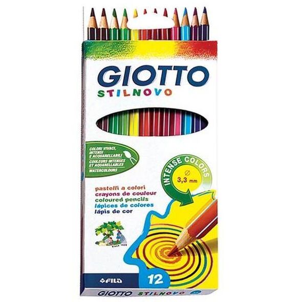 Giotto Kredki Stilnovo Intense 12 Kolorów (273987)