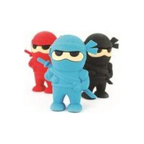 Kolorowe Baloniki Gumki do ścierania Ninja 3 sztuki (274728)