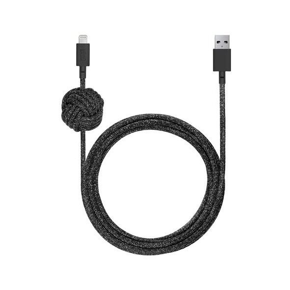 Kabel USB Native Union USB-A - Lightning 3 m Czarny (NCABLE-KV-L-CS-BLK)