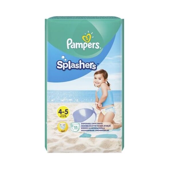 Pampers Splashers 4-5, 9-15 kg, 11 szt.