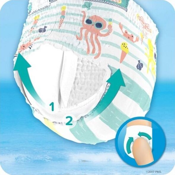 Pampers Splashers 4-5, 9-15 kg, 11 szt.