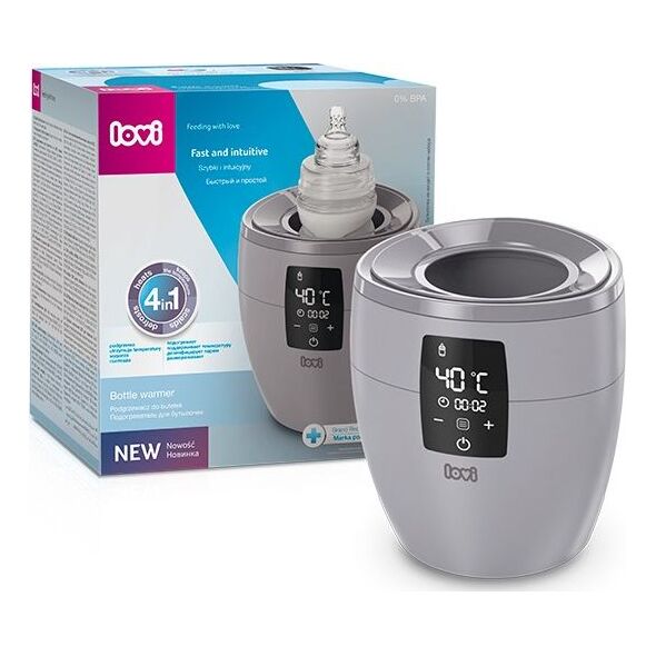 Lovi Podgrzewacz do butelek szary 4 w 1 (77/051_grey)