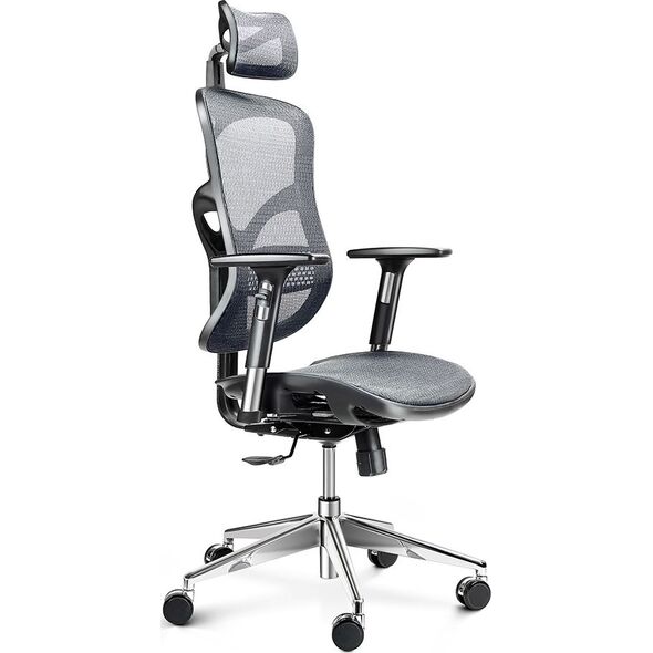 Krzesło biurowe Diablo Chairs V-Basic Czarne Szare