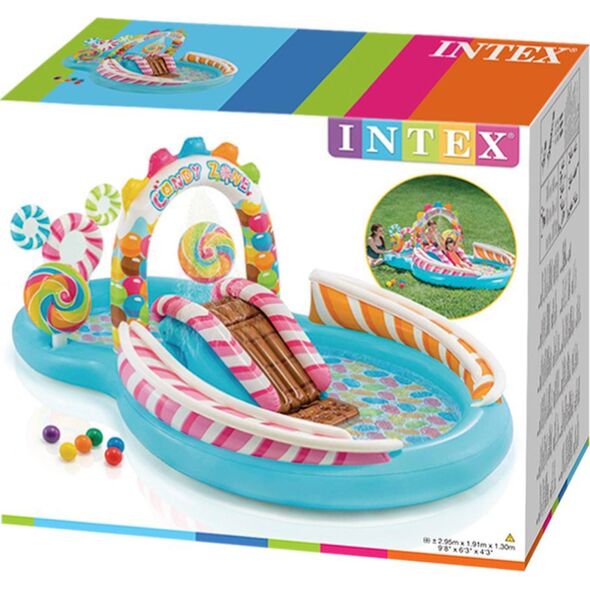 Intex Dmuchany plac zabaw Cukierek 295x191cm (57149)