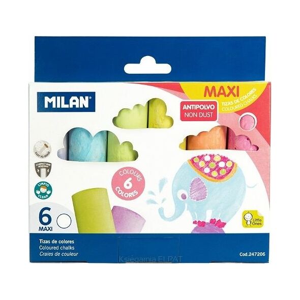 Milan Kreda maxi okrągła 6 kolorów (247206)