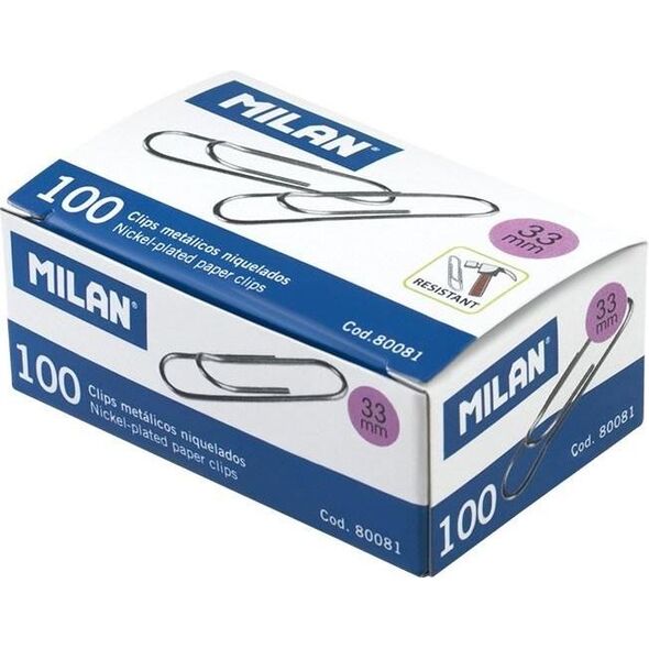 Milan Spinacze ocynkowane 33mm 100szt