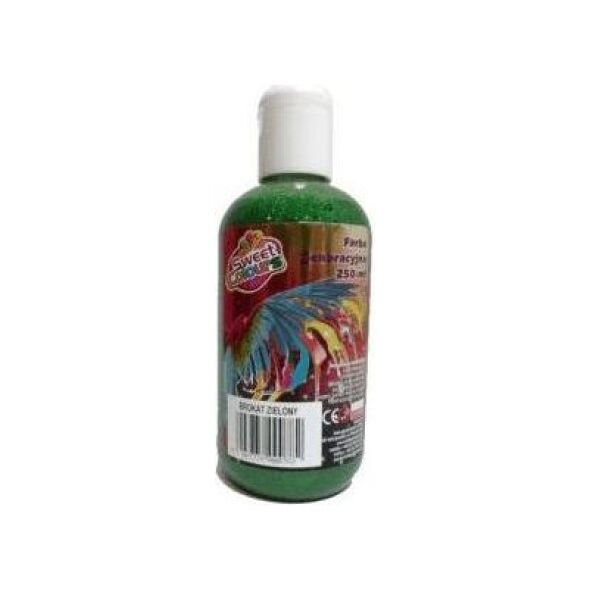 Otocki Farby plakatowe 250 ml brokatowe zielone (OTOC0021)