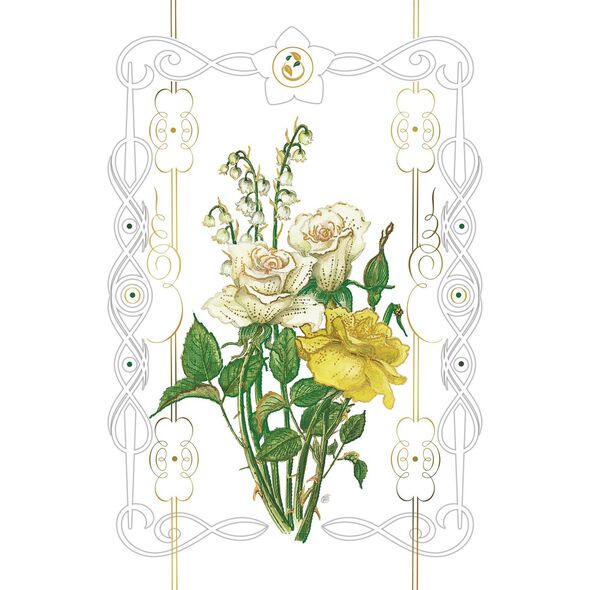 DA VINCI Karnet Róże 12x18 cm + koperta (B-BD 502 064)