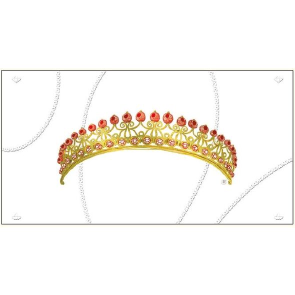 DA VINCI Karnet Tiara DaVinci 12x23 cm + koperta (G06 34A 226)