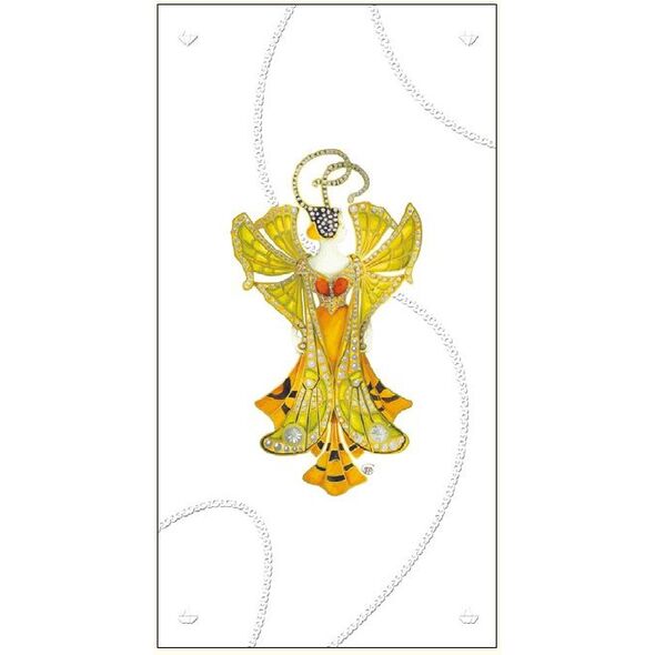 DA VINCI Karnet Wróżka DaVinci 12x23 cm + koperta (G06 29A 225)