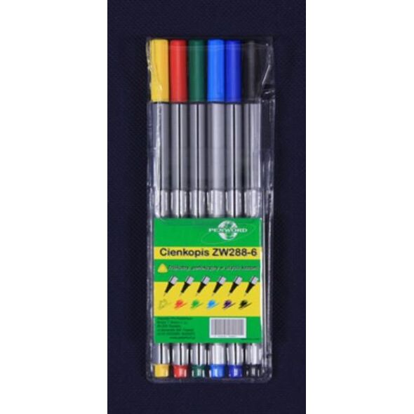 Polsirhurt Cienkopis mix 6 kol. (ZW288-6)