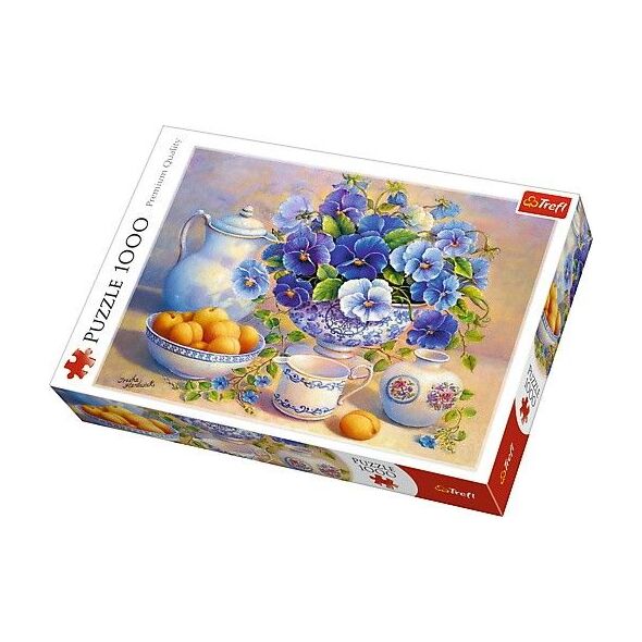 Trefl Puzzle 1000 elementów - Niebieski bukiet (GXP-645608)