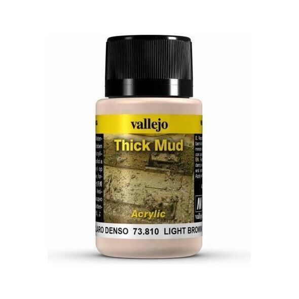 Vallejo Thick Mud - Light Brown 40 ml