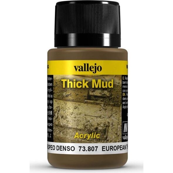 Vallejo Thick Mud - European Mud 40 ml