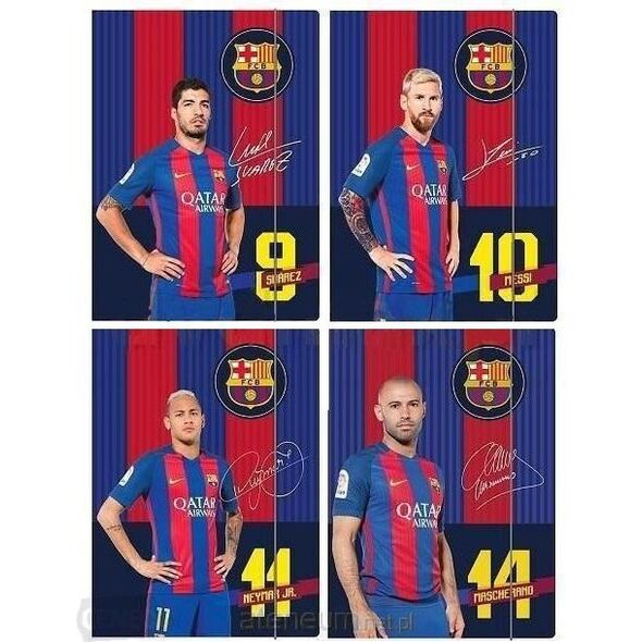 Astra Teczka z gumką FC Barca Fan 6