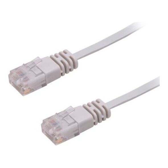 MicroConnect Patchcord płask U/UTP CAT6 0.50m Szary (V-UTP6005-FLAT)