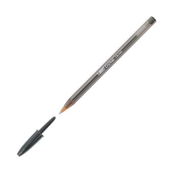 Bic Długopis CRISTAL LARGE jednorazowy 1,6 mm czarny (BIC774)