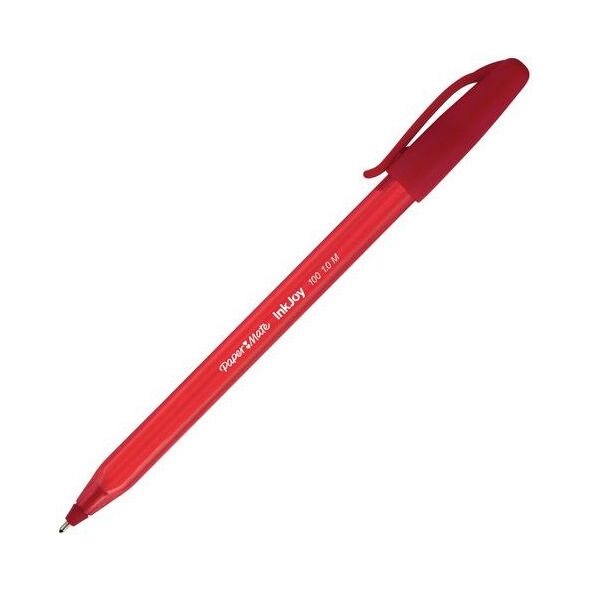 Paper Mate Długopis INKJOY 100 CAP M czerwony, 50 sztuk (SAN262)