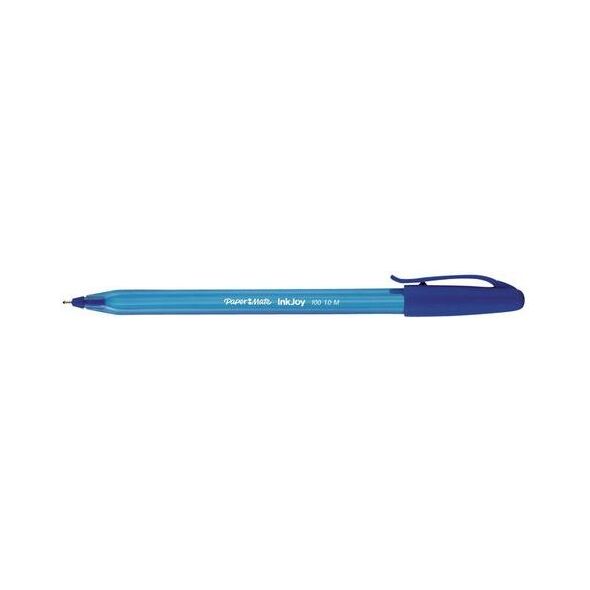 Paper Mate Długopis INKJOY 100 CAP, niebieski, opakowanie 50 sztuk (SAN261)