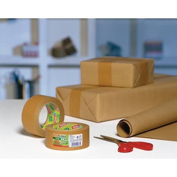 Tesa Taśma klejąca papierowa ecoLogo 50mmx50m, brązowy