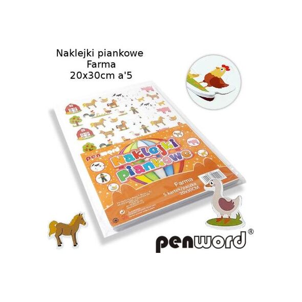 Polsirhurt Naklejki piankowe farma 20x30 (5)