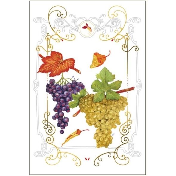 DaVinci Karnet 12x18 + koperta Winogrona