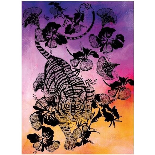 Museums & Galleries Karnet B6 z kopertą Hibiscus Tiger