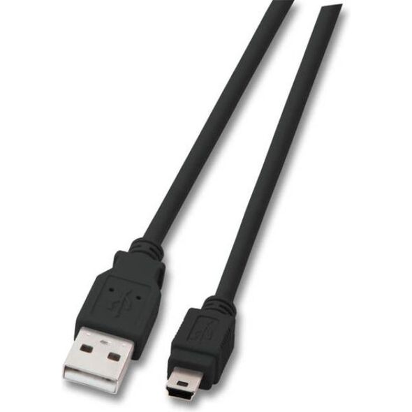 Kabel USB EFB USB-A - miniUSB 1.8 m Czarny (K5250SW.1,8)