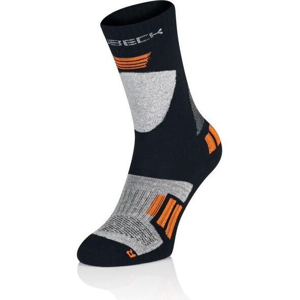 Brubeck Skarpety dziecięce Ski Force szaro-pomarańczowe r. 30-32 (BSK001/J)
