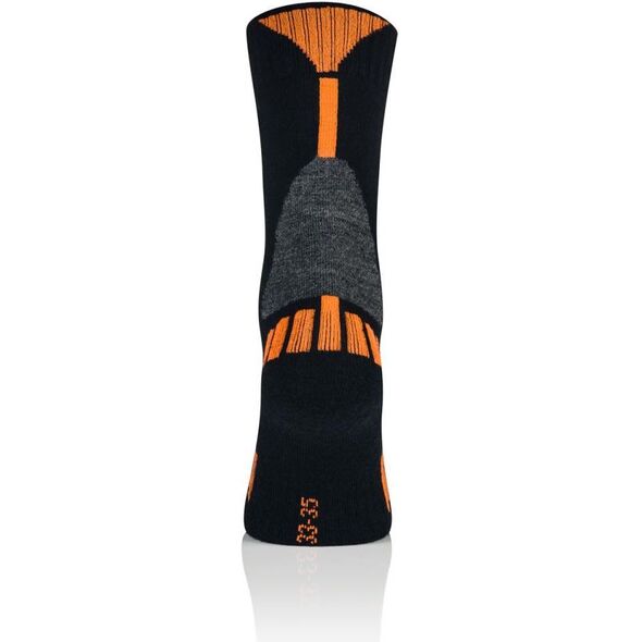 Brubeck Skarpety dziecięce Ski Force szaro-pomarańczowe r. 30-32 (BSK001/J)
